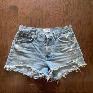 Agolde Parker Vintage Cut-Off Shorts in Swampmeet